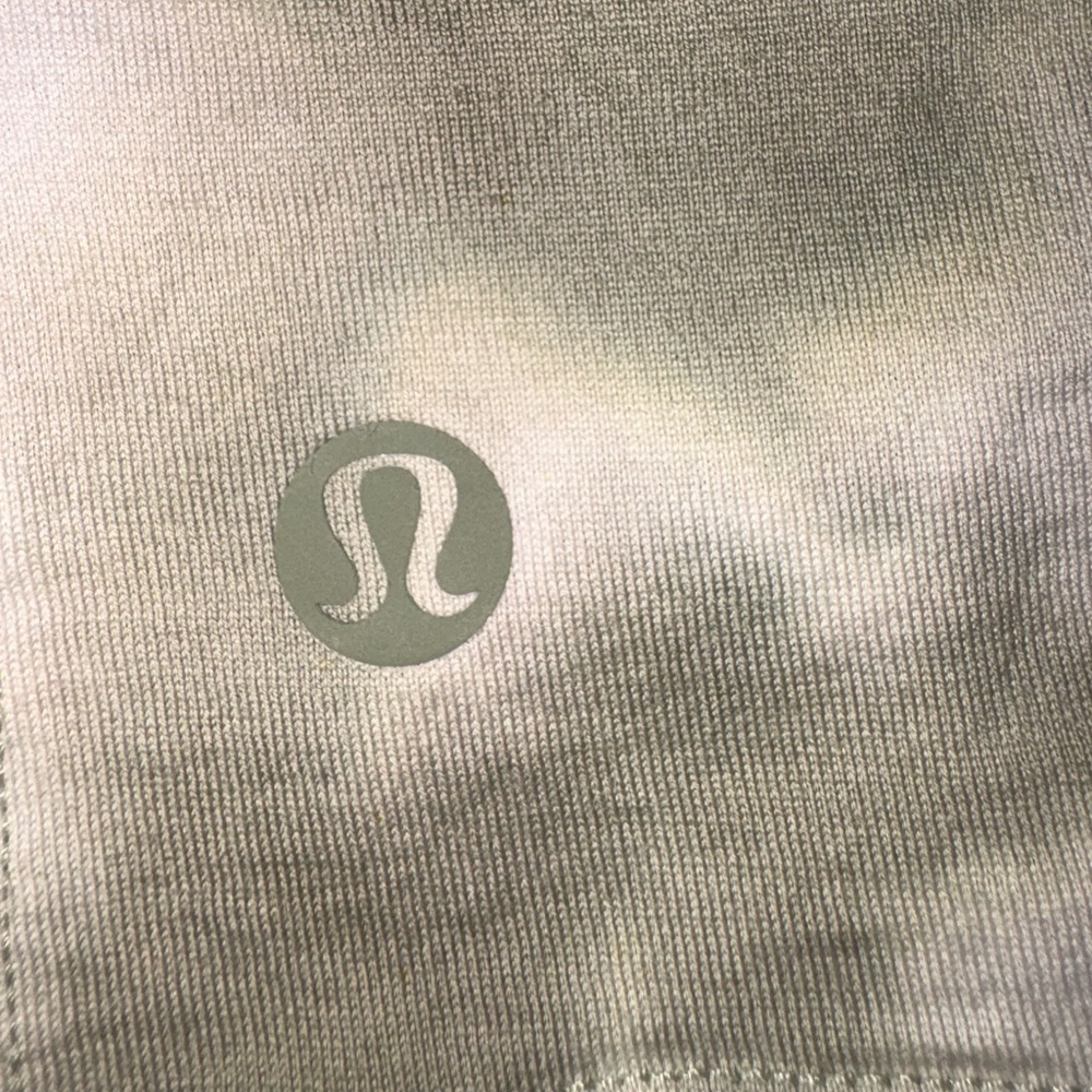 Lululemon Marmoleado Sleeveless Green/white Tie Dye Align Tank size 14 - Picture 5 of 5